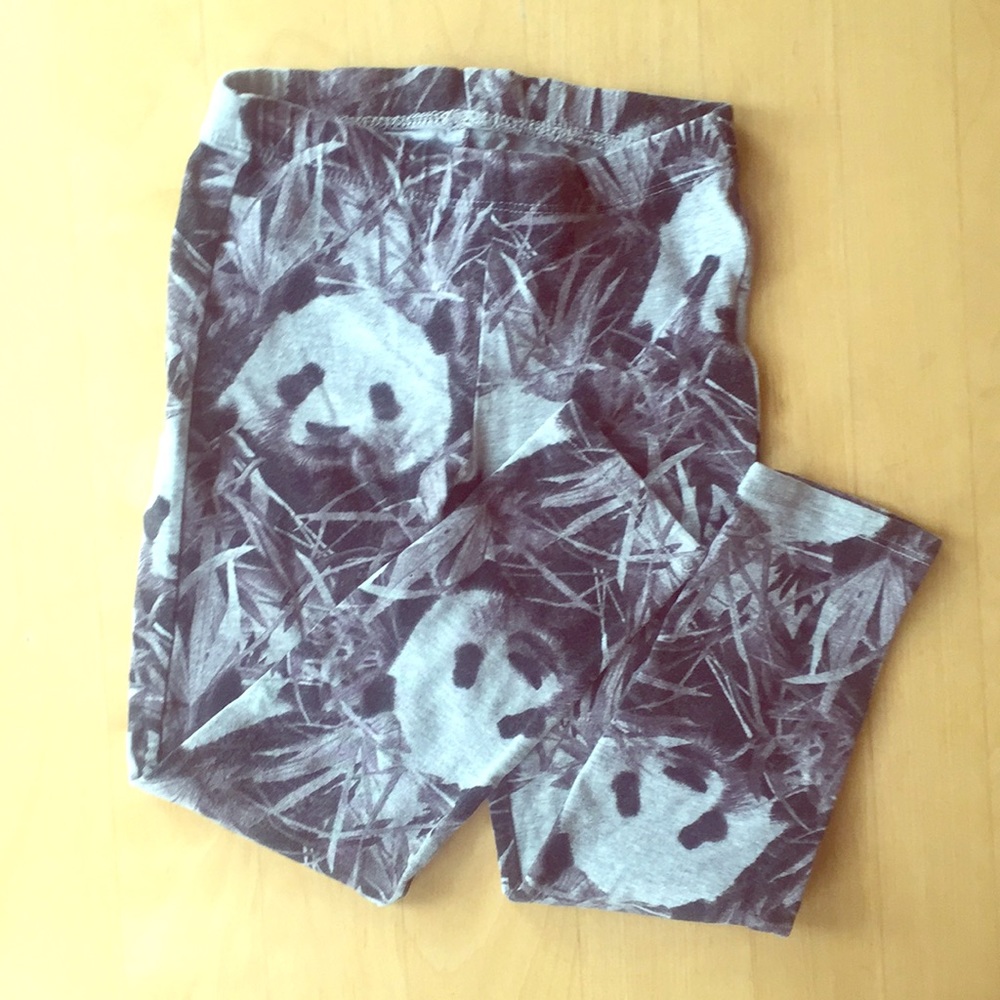 Gap girls leggings. Panda Print. Gently worn.